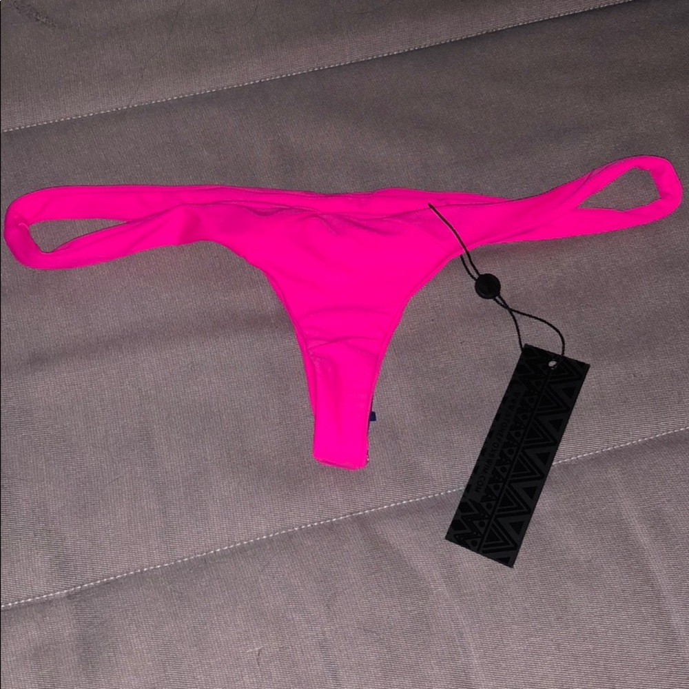 Stone fox hot pink bikini bottoms